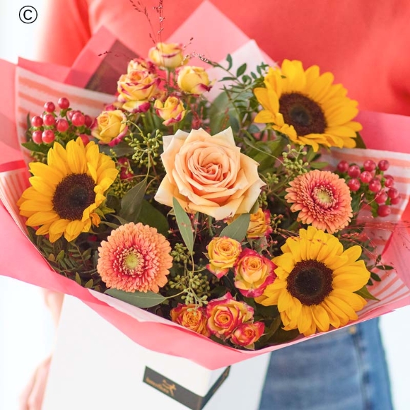 Sunflower  Autumn Classic  Hand tied